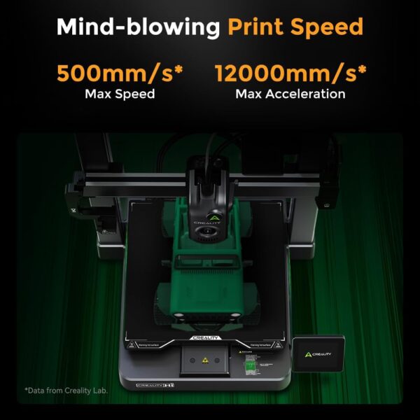 Creality Hi Combo 3D Printer, Multi Color 3D Printing with CFS, 500mm/s Print Speed 95% Pre-Assemble, XY Step-Servo Motor and Auto Leveling Build Volume ‌10.24×10.24×11.81 inch - Image 3