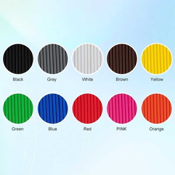 110 Pieces 22 Colors 3D Pen Filament Refills 3D Doodler Pen Refills 2.5mm Printing Pens Refills Low Temperature Colorful Drawing Pen Refill Filament Bundle for Kids - Image 7
