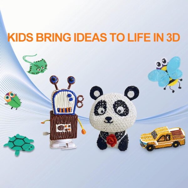3 D Pen Filament Refills - 3 D Pen Filament - 2.5mm 3D Print Filament 3 D Pen Accessories,Colorful Filament Bundle 3D Printer Supplies for 3D Printing Pens 3D Printer - Image 3
