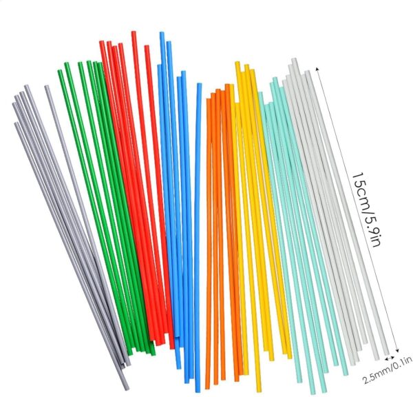 3 D Pen Filament Refills - 3 D Pen Filament - 2.5mm 3D Print Filament 3 D Pen Accessories,Colorful Filament Bundle 3D Printer Supplies for 3D Printing Pens 3D Printer - Image 4
