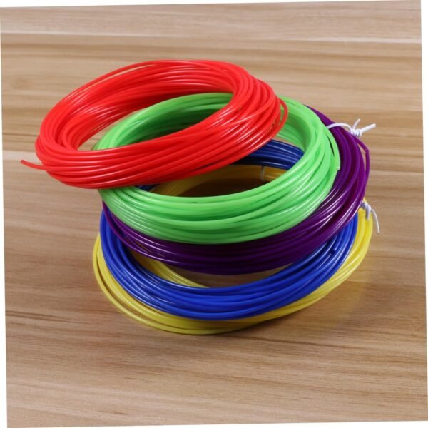 Cabilock 3D Printing Pen Filament Abs 10m Roll Pack 5 Pieces Filament Refills Low Shrinkage Rate - Image 3