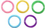Diameter 1.75mm PLA 3D Pen Filament Refills - compatibles with Most 3D Pens/Printers, Non-Toxic, Environmentally Friendly, 5 Vibrant Colors - Set C