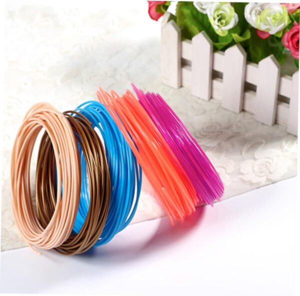 Ciieeo 1Set Printing Pen Filament of Abs Wire Rods Random Colors Printing Accessories for Creative Projects Essential for Printers - Image 5