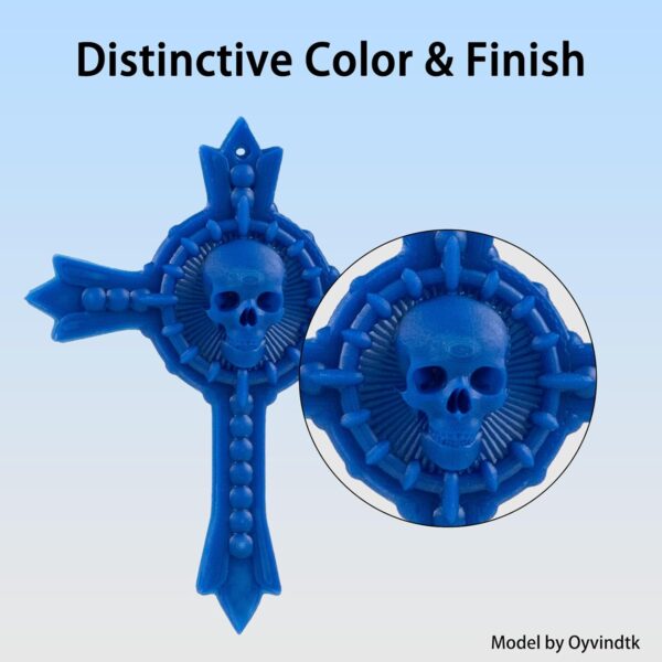 Siraya Tech Cast 3D Printer Resin Best Balance of Easy Burning and Printing Smooth Surface High Resolution Castable 405nm UV-Curing Resin for Jewelry and Metal Parts (Royal Blue, 1kg) - Image 3