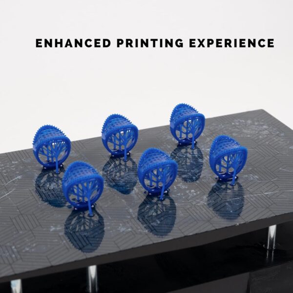 Siraya Tech Cast 3D Printer Resin Best Balance of Easy Burning and Printing Smooth Surface High Resolution Castable 405nm UV-Curing Resin for Jewelry and Metal Parts (Royal Blue, 1kg) - Image 4