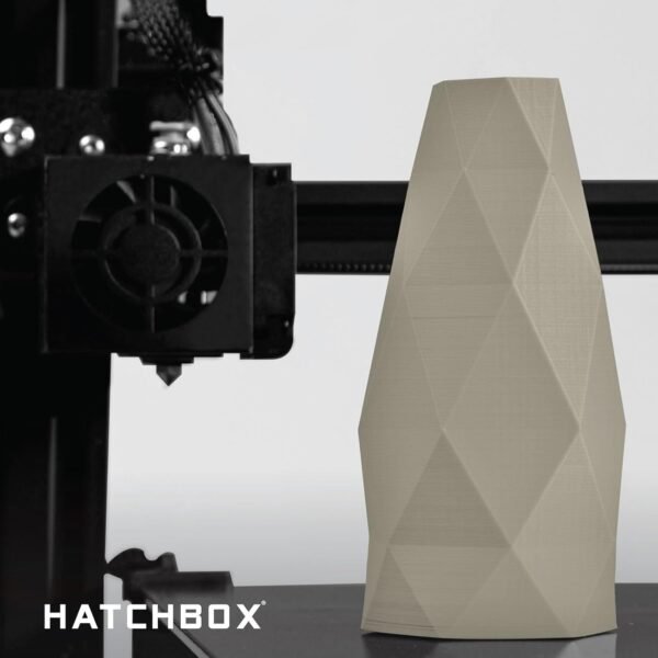 HATCHBOX 1.75mm Cool Gray TPU 3D Printer Filament Shore 95A, 1 KG Spool, Dimensional Accuracy +/- 0.03 mm, 3D Printing Filament - Image 7