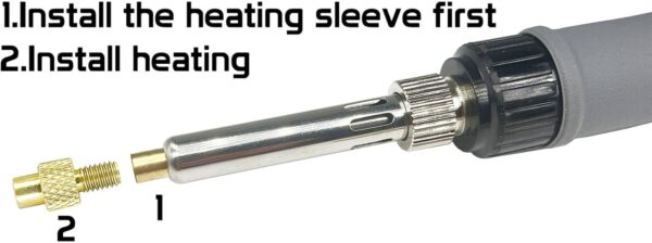 3D Printing Smoothing Tool Kit Modify Finishing Soldering Welding Iron Kit Heat Set Insert Brass Nut - Image 3