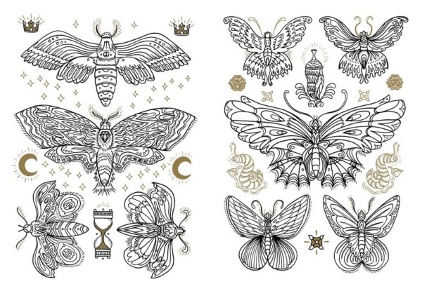 The Tattoo Coloring Book: Coloring Book for Adults - Image 7