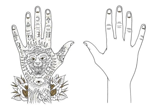 The Tattoo Coloring Book: Coloring Book for Adults - Image 8