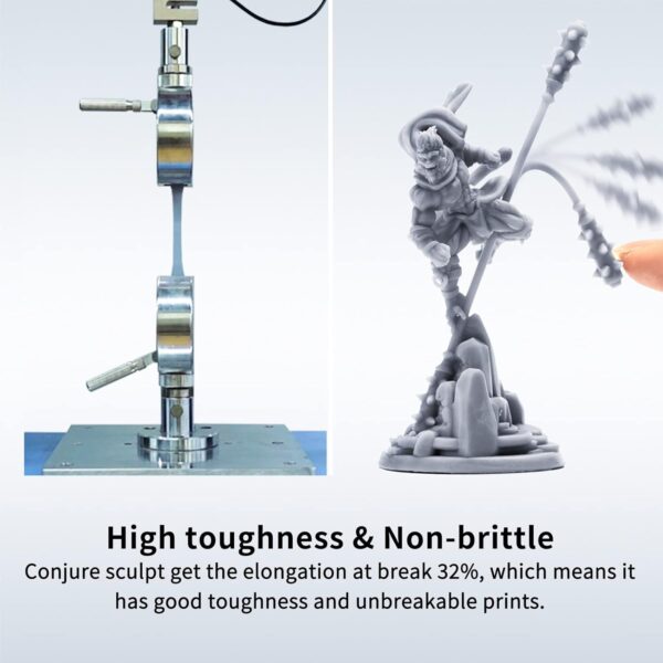 Chitu Systems Conjure Sculpt Resin 3D Printer High-Detailed with Very Clear Detail Performance, Best-Resin for Miniatures and Display Pieces LCD 3D Printing (Beige 2, 2000g) - Image 4
