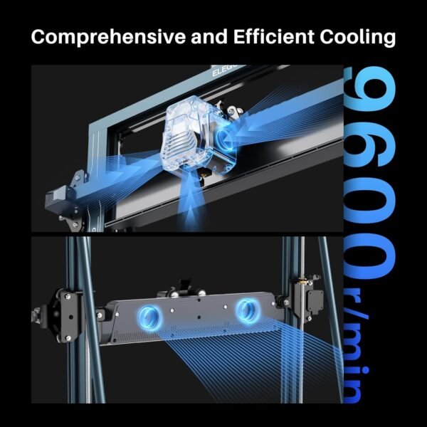 ELEGOO Neptune 4 Max 3D Printer, 500mm/s Fast Printing, Support 300°C Printing, Auto Leveling and Direct Drive Extruder, 420x420x480mm Large Build Volume - Image 6