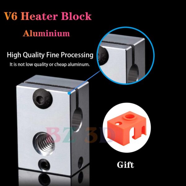 Prusa i3 MK3 Hotend 24V 40W Kit,Upgrade V6 Bi-Metal Heatbreak,Heater Block Aluminum,V6 Brass Nozzle 0.4mm for Prusa i3 MK3,MK3S,MK3S+3D Printer for V6 Hotend Kit. - Image 5