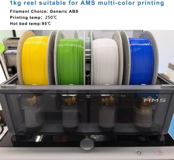 3D Printer Filament 1.75mm, Neatly & Strong 1.75mm Filament for 3D Printing, Accuracy +/- 0.02mm 1KG Spool(2.2lbs), ABS Brown 1KG - Image 5