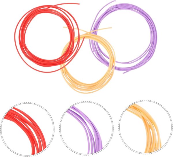 GANAZONO 3 Rolls 3D Pen Filament Refills 1.75mm 3D Printing Pen Consumables High Success Rate Smooth Prints Random - Image 9