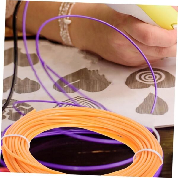 PartyKindom 1.75mm Abs 3D Printer Filament 10m Pack 3D Pen Filament Refills Vacuum Sealed Pla Materials Random - Image 7