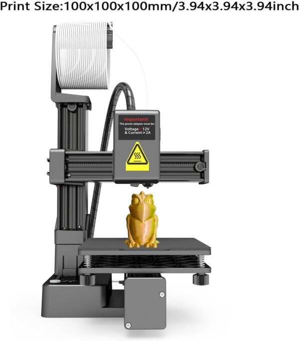 Small 3D Printer for Beginner, Frequency Division Multiplexing 3D Printer, High Accuracy Rapid Heating and Printing Compact 3D Printing Machine for Education (US Plug) - Image 8