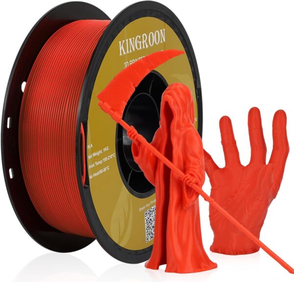 Kingroon PLA 3D Printer Filament,10 Rolls, 10kg Spool(22lbs),Single and Triple Color1.75 mm,4 Triple Color Silk PLA+6 PLA - Image 8