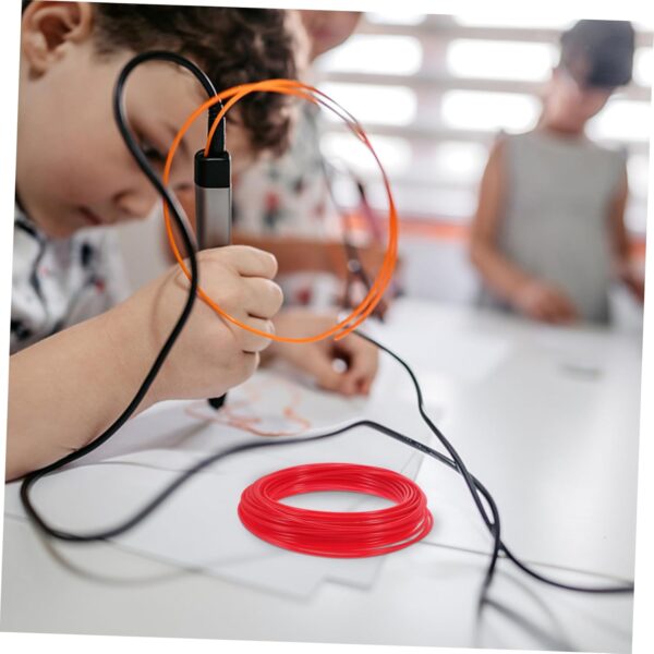 PRETYZOOM 1.75mm Abs 3D Pen Filament 10m Roll Sturdy Low Shrinkage for 3D Printing Pen Projects Random - Image 9