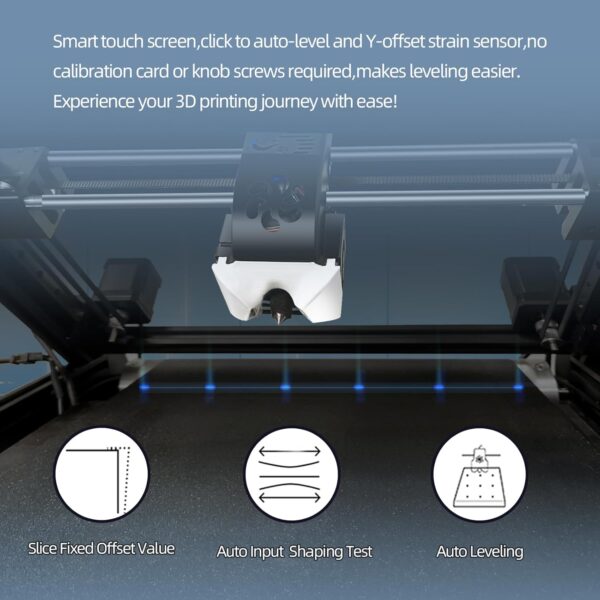 V2 Conveyor Belt 3D Printer 400mm/s Max Speed Core XY Structure 3D Printer High Precision Fully Auto Leveling,Print Size 250x250x∞mm Infinite Z-axis Printing for Long＆Match Printing - Image 5