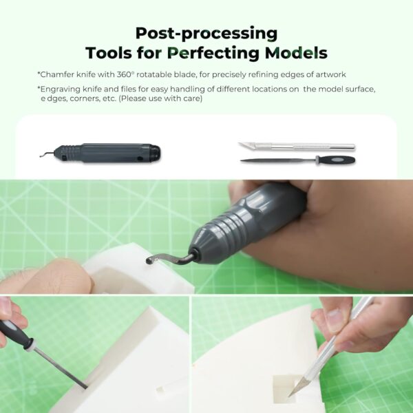 Creality 3D Printer Tool Kit, 74Pcs 3D Printing Tool Wrap Kit Assembly/Removal/Filament Cutting Set 3D Printer Accessories for All FDM Printers Cleaning Finishing Printing - Image 9