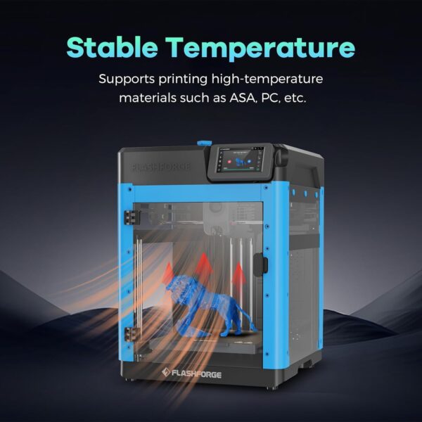 FLASHFORGE Adventurer 5M 3D Printer Enclosure kit, DIY Design, Reduce Noise, Increase Safety and Odor Isolation, Supports Printing High Temperature Filaments, Like ASA and PC - Image 4