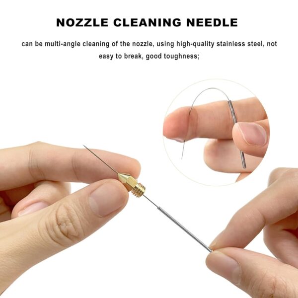 0.4mm Brass Nozzles 12pcs, 3D Printer 1.75mm Filament Hot End Nozzles for Anycubic Kobra 3 / Kobra 3 Combo/Kobra S1 / Kobra S1 Combo 3D Printer - Image 5