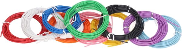 10 Color 3D Pen PCL Filament Refill, PCL Healthier Reshapeable 3D Pen Filament, No Clogging 5 Meters 3D Doodler Pen Refills, for Printing Pen - Image 9
