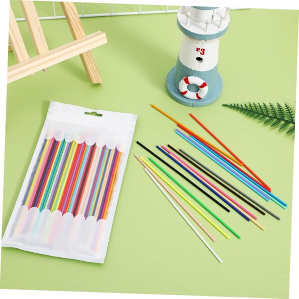 Angoily 3D Pen Filament Refills, 110PCS 2.5mm Pcl Filament for 3D Pen, 22 Colors 3D Printing Pen, 3D Doodler Pen Material Low Temperature 3D Pen Supplies - Image 4