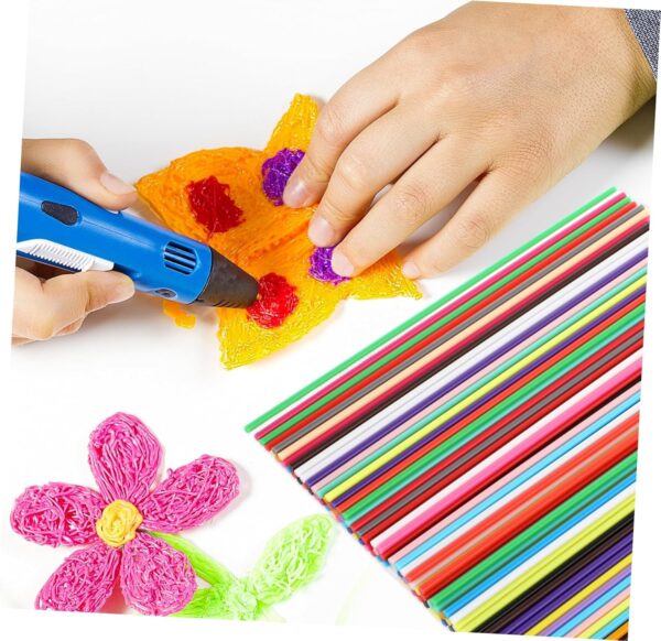 Angoily 3D Pen Filament Refills, 110PCS 2.5mm Pcl Filament for 3D Pen, 22 Colors 3D Printing Pen, 3D Doodler Pen Material Low Temperature 3D Pen Supplies - Image 6