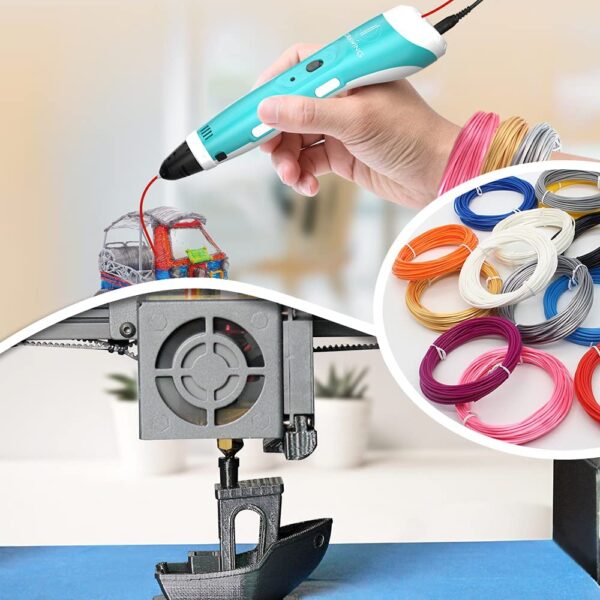 Fielect 3D Pen Filament Refills 1.75mm PLA Filament Refills Dimensional Accuracy +/- 0.02mm for 3D Printer Brown 10m - Image 4