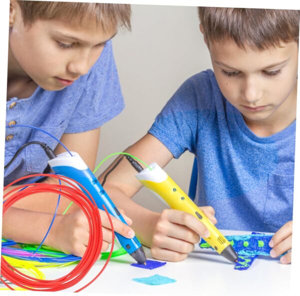 3 Rolls 3D Pen Filament Refills 1.75mm 3D Printing Pen Consumables Filament Resistant to Warping Cracking Random - Image 3