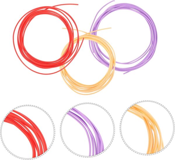 3 Rolls 3D Pen Filament Refills 1.75mm 3D Printing Pen Consumables Filament Resistant to Warping Cracking Random - Image 8