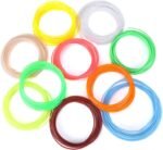 20 Colors PCL Filament Refills for Low Temperature 3D Printer Pen, 1.75mm Diameter Reusable Printing Pen Filament Refills