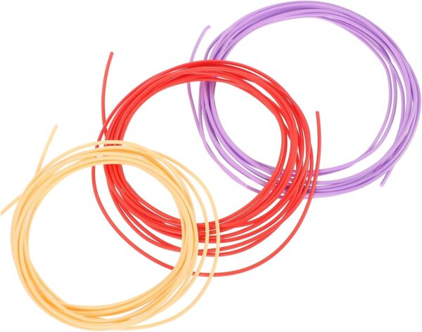 3 Rolls 3D Pen Filament Refills 1.75mm 3D Printing Pen Consumables Filament Resistant to Warping Cracking Random