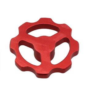 3D Aluminum Extruder Hand Twist Nut Aluminum Extruder Knob Hand Twist Nut Screw Upgrade for Printer 3D Ender, Red