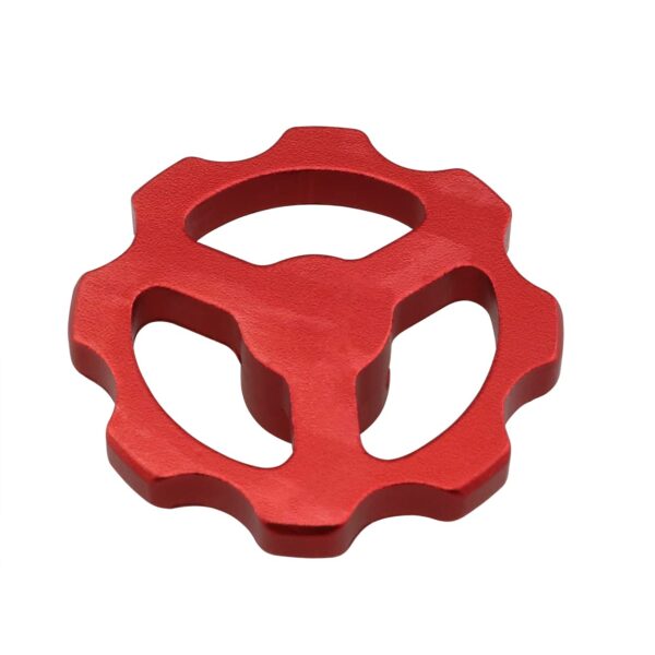 3D Aluminum Extruder Hand Twist Nut Aluminum Extruder Knob Hand Twist Nut Screw Upgrade for Printer 3D Ender, Red