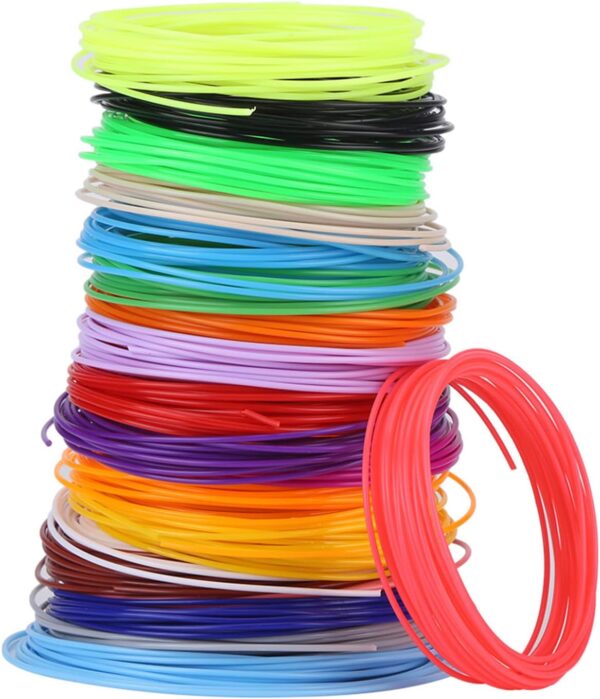 3D Pen Filament,20 Colors 1.75mm 3D Pen PLA Filament Refill,3D Printing Pen Printer Glow in The Dark, for 3D Printer Printing Pen Low Temperature and 3D Printers