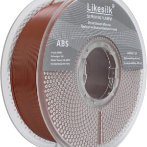 3D Printer Filament 1.75mm, Neatly & Strong 1.75mm Filament for 3D Printing, Accuracy +/- 0.02mm 1KG Spool(2.2lbs), ABS Brown 1KG