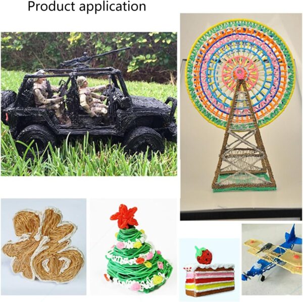 3D Printer Pen Filament 1.75mm Color Filaments 20Pack Random Color for Education and Fun - Image 2