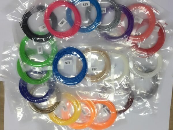3D Printer Pen Filament 1.75mm PLA/ABS 3D Pen Refills Pack of 20 in Total 20 Colors 100M (ABS) - Image 2
