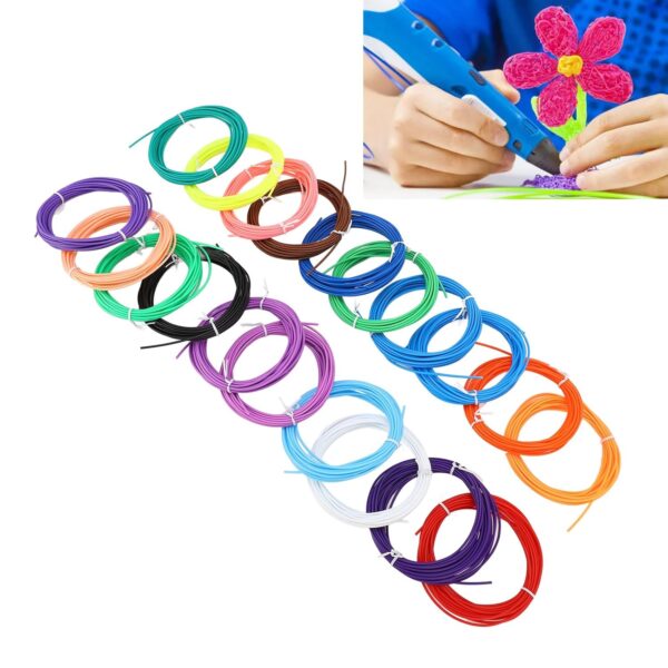3D Printing Pen Filament Low Temp PCL Pen Consumable 1.75mm 3D Printing Filament Refill for Children Painting - Image 2