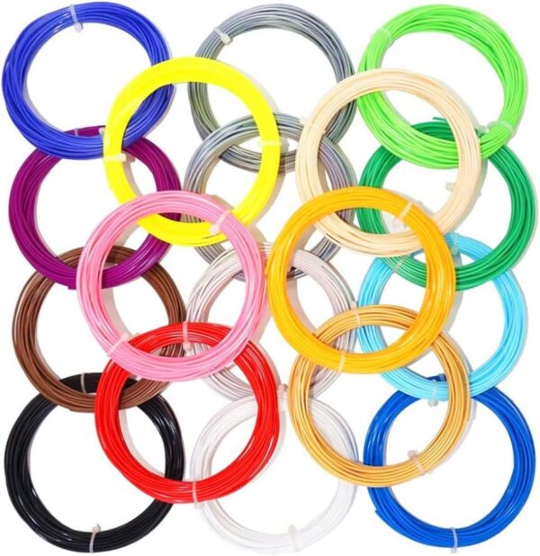 3D Printing Pen Filament Refills Flexibility 3D Printer PLA Filament 1.75mm 2 Rolls Printer