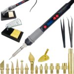 3D Printing Smoothing Tool Kit Modify Finishing Soldering Welding Iron Kit Heat Set Insert Brass Nut