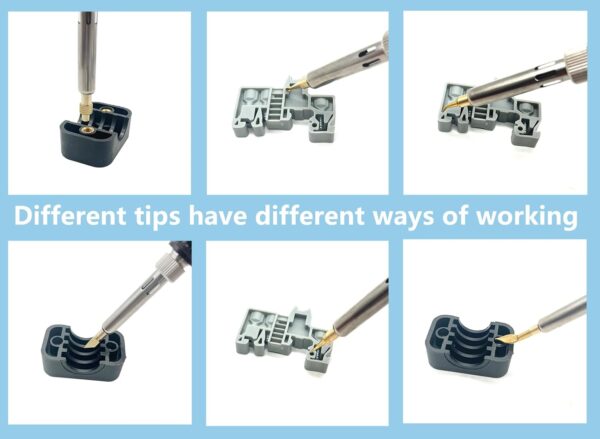 3D Printing Smoothing Tool Kit Modify Finishing Soldering Welding Iron Kit Heat Set Insert Brass Nut - Image 2