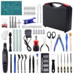 3D Printing Tools with Storage Box for 3D Printer Modeler Basic Tools,3D Print Nozzle Cleaning Kit 3D Printer Tools for Bambu Lab Printer Remove/Trim and Finish 3D Print (124Pcs)