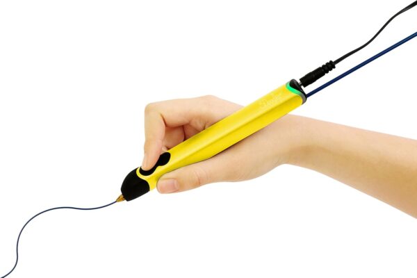 3Doodler Create 3D Printing Pen Set with 50 Plastic Strands, Electric Yellow