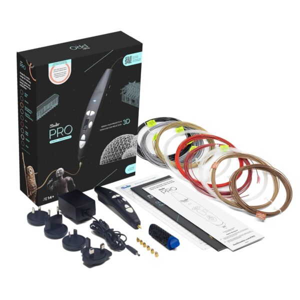 3Doodler PRO(2025) 3D Printing Pen, Design and Prototyping Tool for Creative Professionals, Includes Speciality Plastic Materials, Interchangable Nozzle Set and More - Image 2
