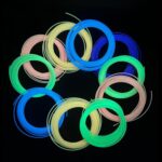 6 Colors 1.75mm Luminous PLA 3D Pen Filament Refill, Each Color 10M, Total 60m, Glow in The Dark, Widely Support for All 1.75mm 3D Printer/3D Pen on Market