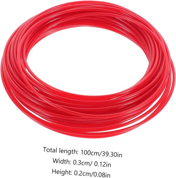 ABOOFAN 10 Abs Pen Filament Refills Random Color Variety for Printing Pens Compatible with All Standard Printers for Drawing Objects Random Color - Image 2