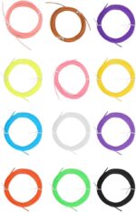 ABOOFAN 12pcs 3D Pen Filament Supplies Pcl Low Temperature Filament for 3D Printing Pen Random Colors Safe Printing Accessories